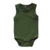 Army Green Sleeveless Bodysuit