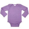 Lavender Long Sleeve Envelope Bodysuit