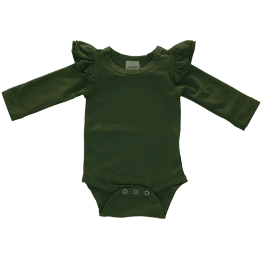 army-green-Long Sleeve fluttesuit