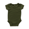Army Green short sleeve bodysuit