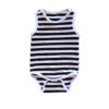 Black Stripe Sleeveless Bodysuit / Onesie