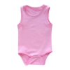Bubblegum Pink Sleeveless Bodysuit / Onesie
