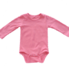 Coral Long Sleeve Basic Bodysuit / Onesie