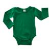 emeerald green long sleeve bodysuit