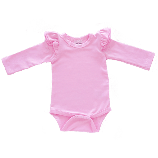 Bubblegum Pink Long sleeve Fluttersuit