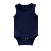 Navy Blue Sleeveless Bodysuit / Onesie