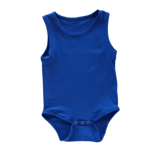 Royal Blue Sleeveless Bodysuit / Onesie
