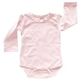Thistle Pink Long Sleeve Basic Bodysuit / Onesie