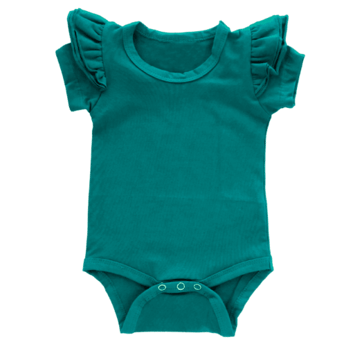 Turquoise Short Sleeve Fluttersuit