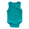 turquoise-sleeveless-onesie-bodysuit
