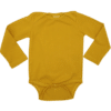 Mustard Long Sleeve Envelope Bodysuit1