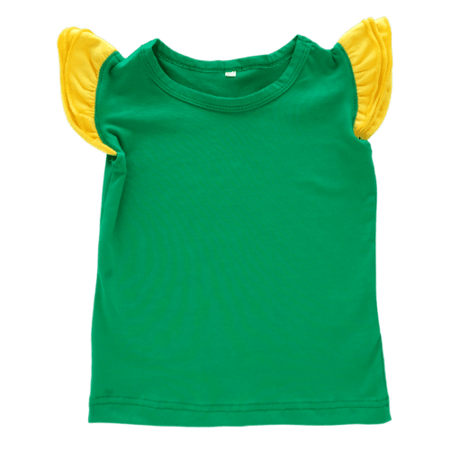 Blankish - Everyone will fall in love with this super-soft, super-cute, and (really) super-affordable Basic Flutter Top's. Made with our signature stretch cotton blend and designed for maximum comfort, it really is the perfect garment for your little one to wear. They have 3 fluttery ruffles on each shoulder, too! All our Basics are blank, so that you can print your own designs or leave them as they are to really show off your handmade outfits. Designed with love by us in Australia.