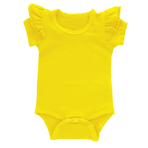 Dark Yellow short sleeve Fluttersuit