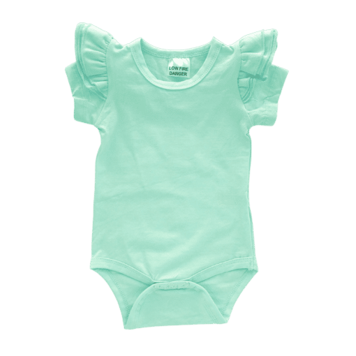 Blankish - Everyone will fall in love with this super-soft, super-cute, and (really) super-affordable Basic Fluttersuit. Made with our signature stretch cotton blend and designed for maximum comfort, it really is the perfect garment for your little one to wear. They have 3 fluttery ruffles on each shoulder, too! All our Basics are blank, so that you can print your own designs or leave them as they are to really show off your handmade outfits. Designed with love by us in Australia.