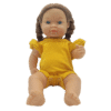 Blankish - Our MiniDoll flutter sleeve onesies are made with our signature stretch cotton blend, that makes these mini flutters are made to last. Suitable for 32-38cm Miniland Dolls <span style="color: #ed1c24;"><strong>This product has no button</strong></span> All our Basics (including Minidoll Flutters) are blank, so that you can print your own designs or leave them as they are to really show off your handmade outfits. Designed with love by us in Australia.  