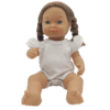 Blankish - Our MiniDoll flutter sleeve onesies are made with our signature stretch cotton blend, that makes these mini flutters are made to last. Suitable for 32-38cm Miniland Dolls <span style="color: #ed1c24;"><strong>This product has no button</strong></span> All our Basics (including Minidoll Flutters) are blank, so that you can print your own designs or leave them as they are to really show off your handmade outfits. Designed with love by us in Australia
